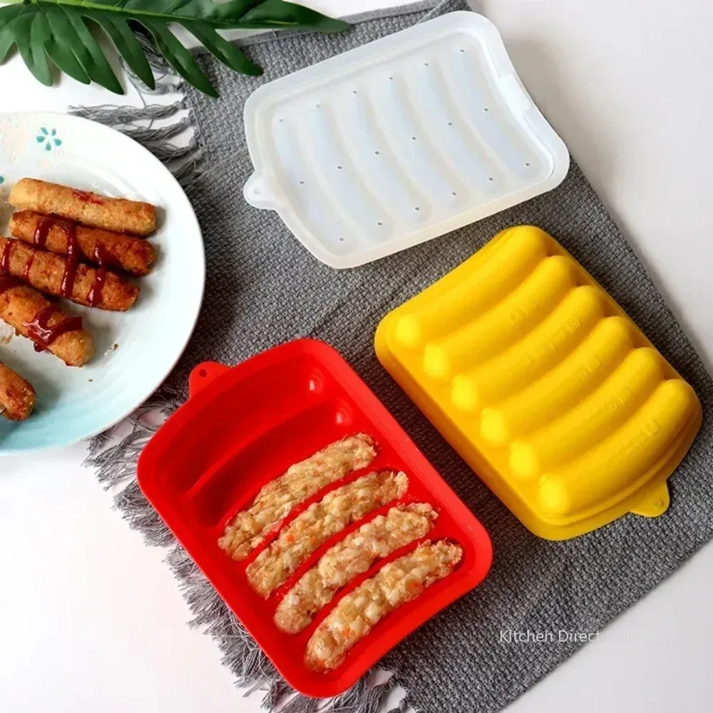 Hot Dog Press - Molde de silicona para hacer salchichas
