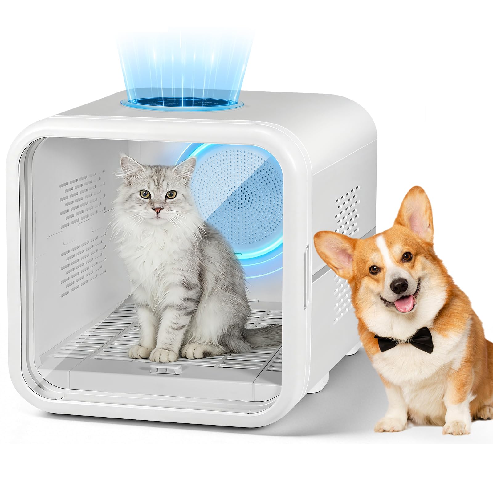 Hot Dog Press - Secadora Automática de Pelo para Mascotas,