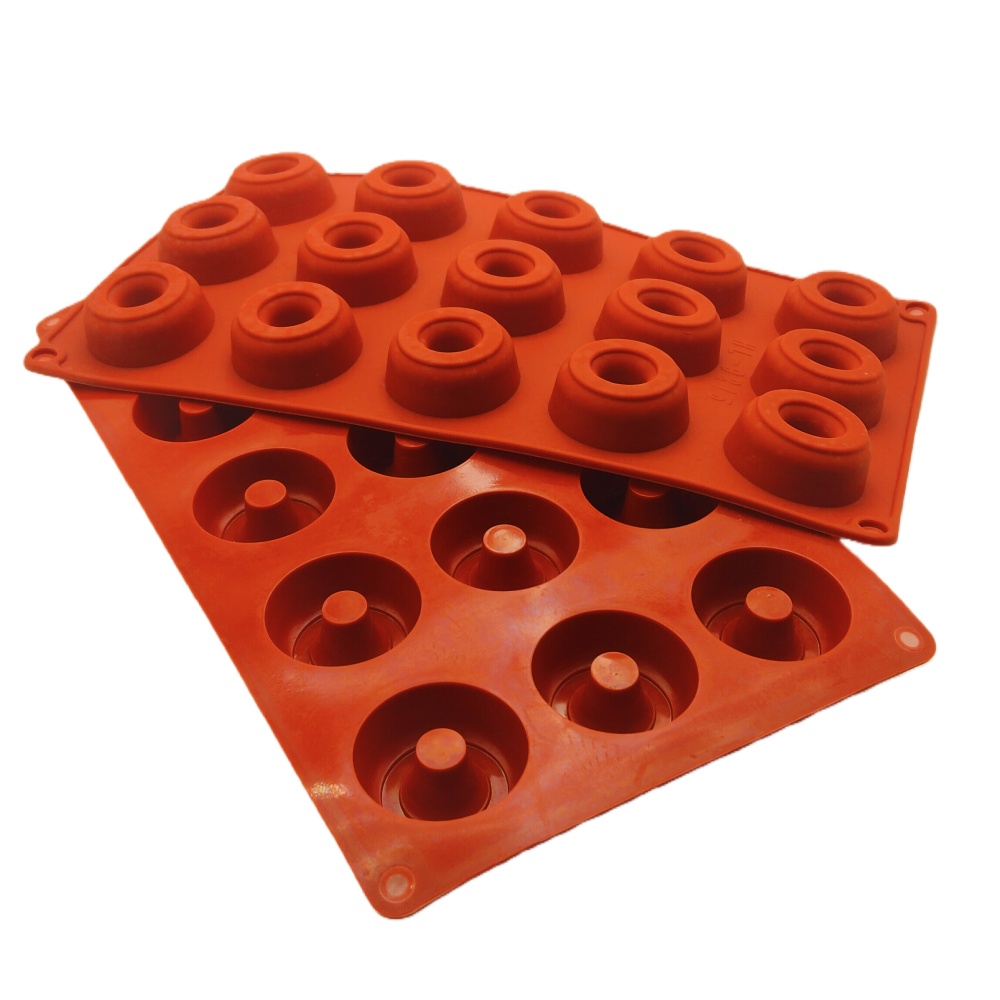 Donut Mold Silicone - Molde de Silicona para Pastel con