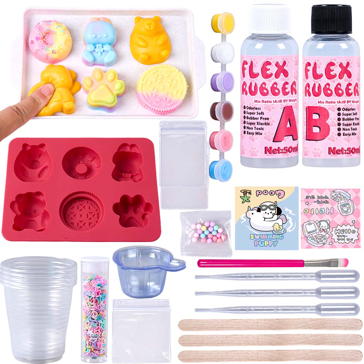 Kit de Fabricación de Squishie - Donut Mold Silicone reseña y precio