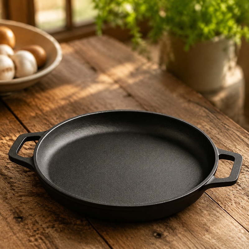 Sartén de hierro fundido de al - Cast Iron Corn reseña y precio