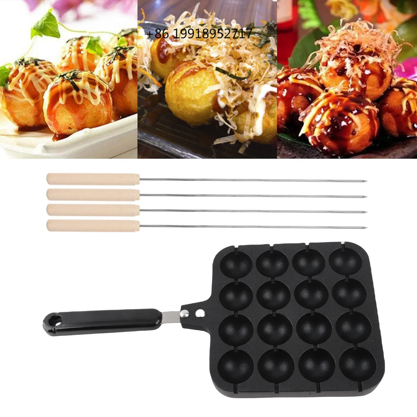 Sartén para hacer takoyaki con - Takoyaki Grill Plate reseña y precio