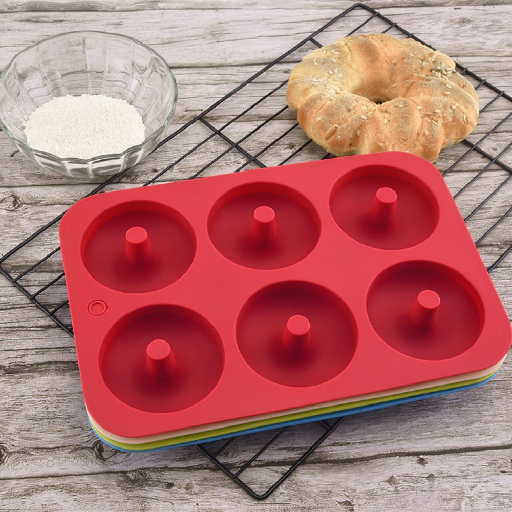 Molde de silicona con 6 cavida - Donut Mold Silicone reseña y precio