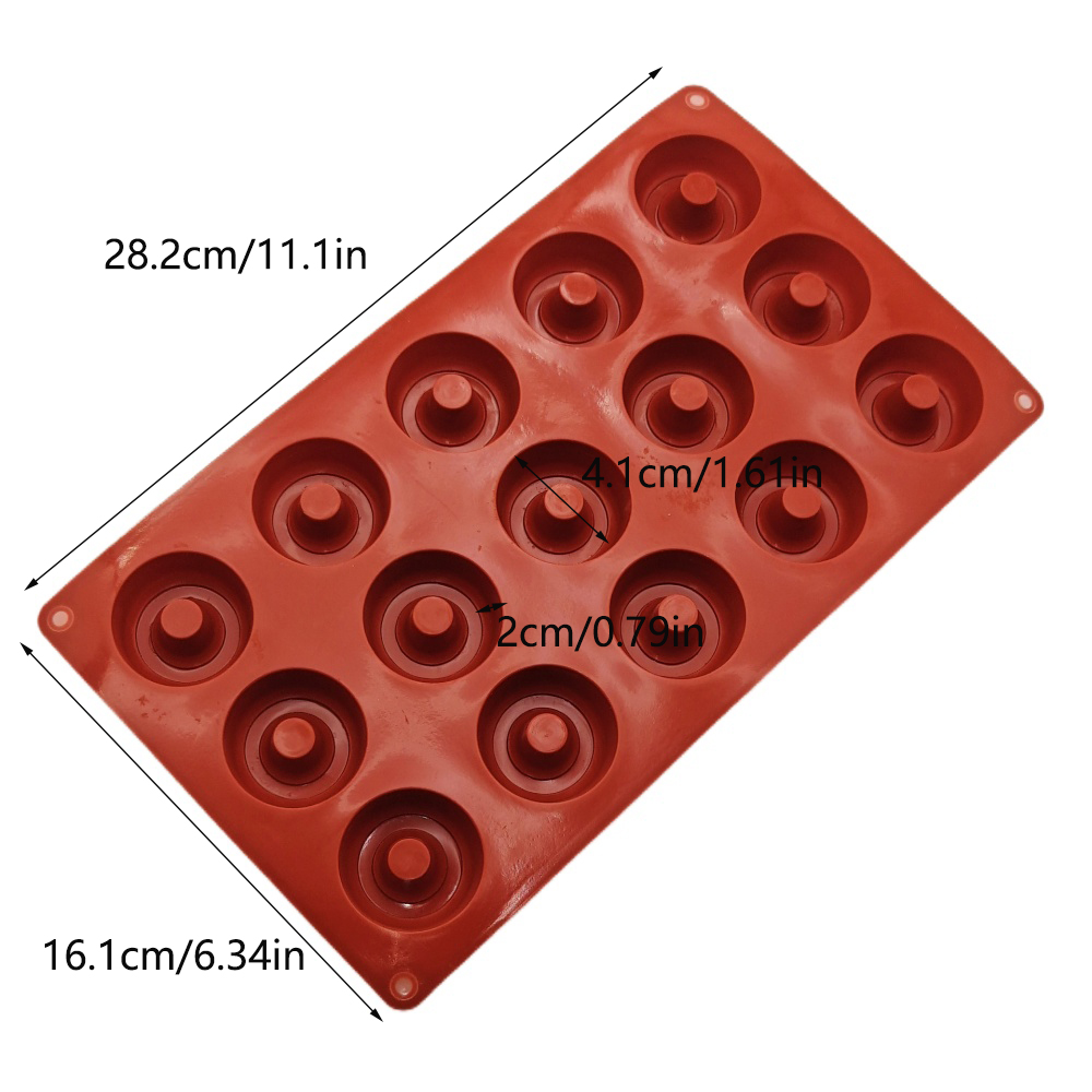 Molde de Silicona para Pastel  - Donut Mold Silicone reseña y precio