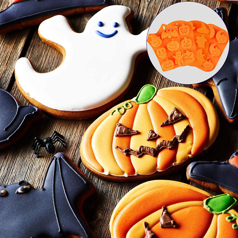 Halloween Moldes Antiadherente - Donut Mold Silicone reseña y precio